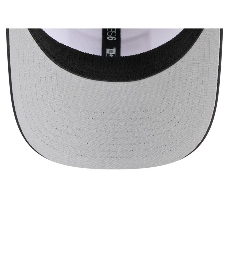 Men's White/Black Missouri Tigers Perforated Patched 9SEVENTY Adjustable Hat