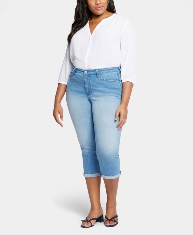 Plus Size Chloe Skinny Capri Jeans