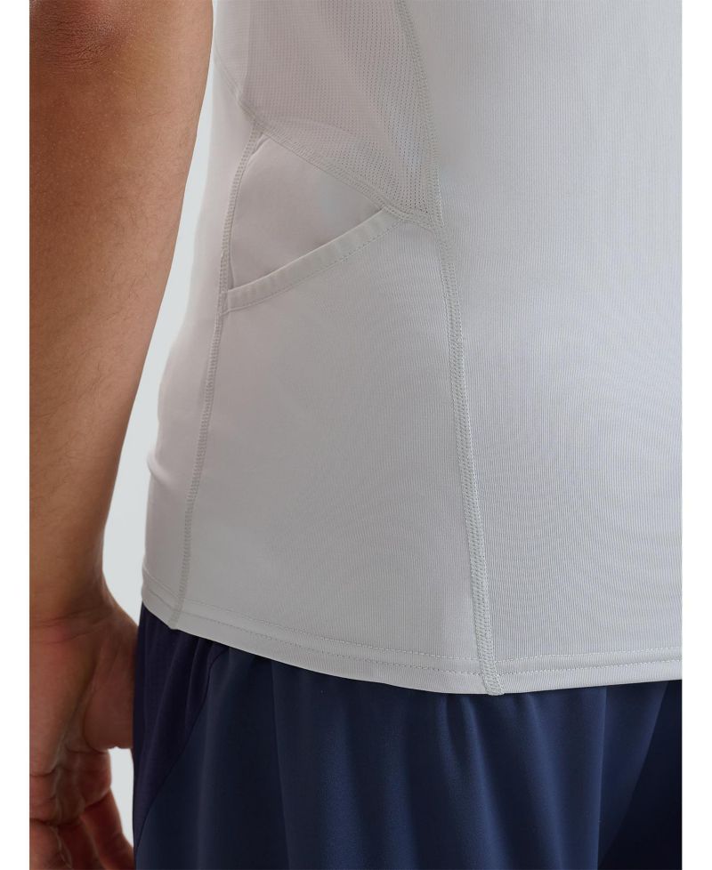 Men’s Slim Quick-Dry Running T-Shirt Stretch Reflective
