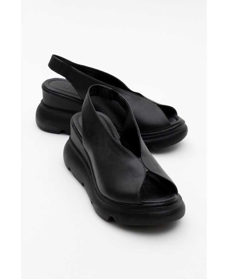 Sam Leather Platform Sandal (Women)