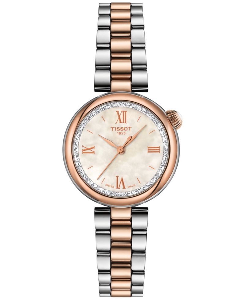 Women's Swiss Desir Two-Tone Stainless Steel Bracelet Watch 28mm