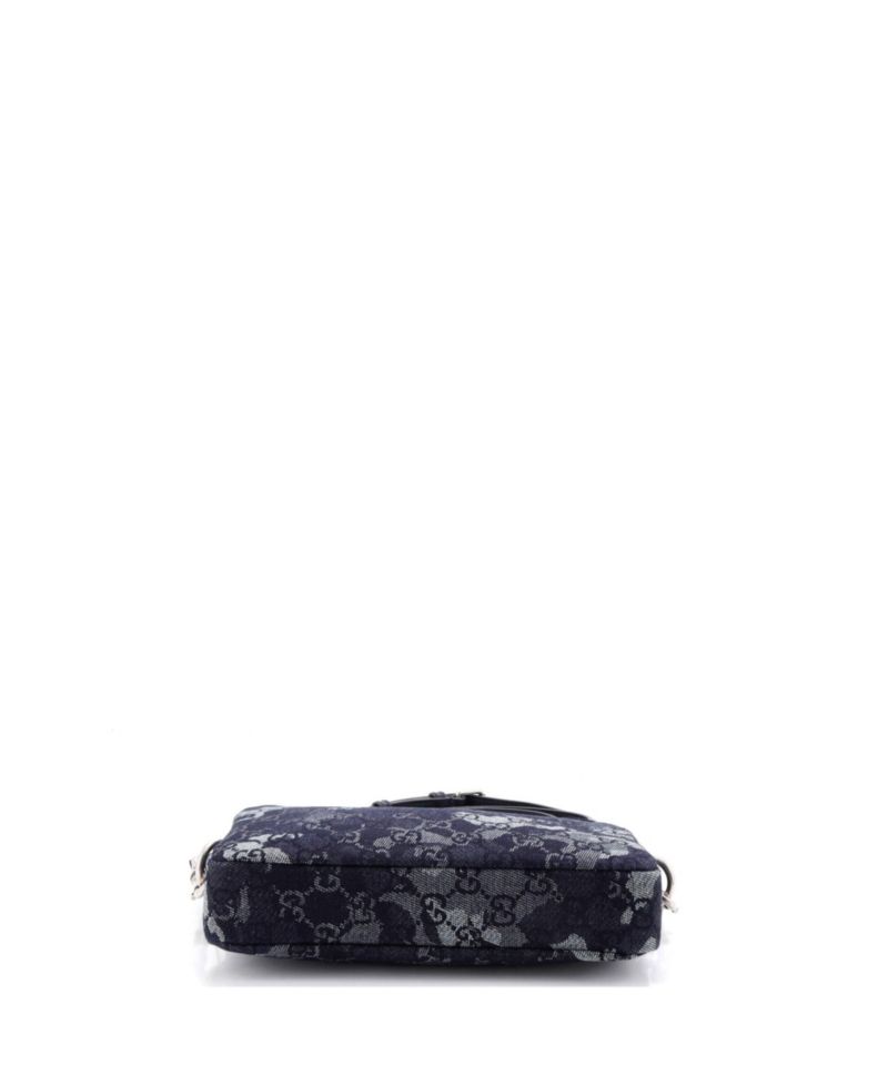Convertible Crossbody Bag Camouflage GG Denim