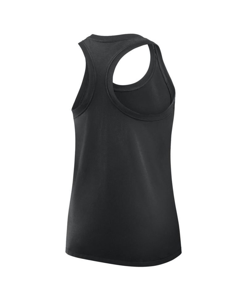 Women's Black Pittsburgh Steelers Hurry Up Tri-Blend Dri-FIT Tank Top
