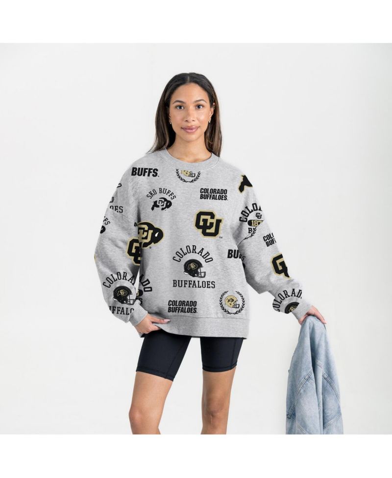 Women's Gray Colorado Buffaloes Always on Repeat Fleece Sweatshirt