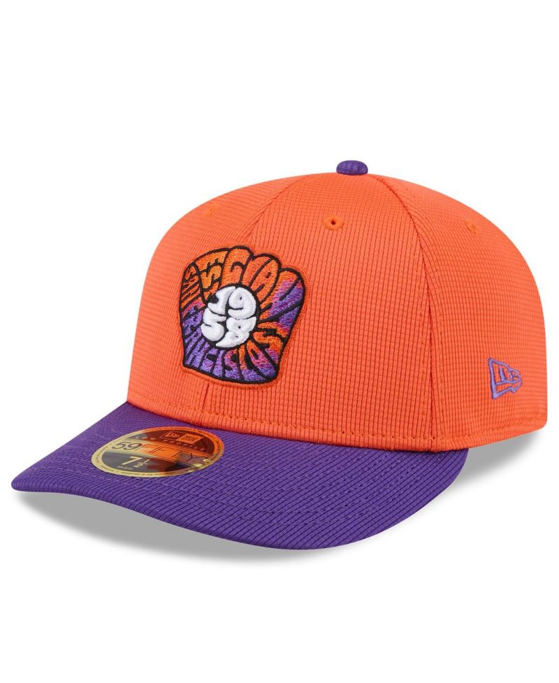 Men's Orange/Purple San Francisco Giants 2025 City Connect Batting Practice Low Profile 59FIFTY Fitted Hat