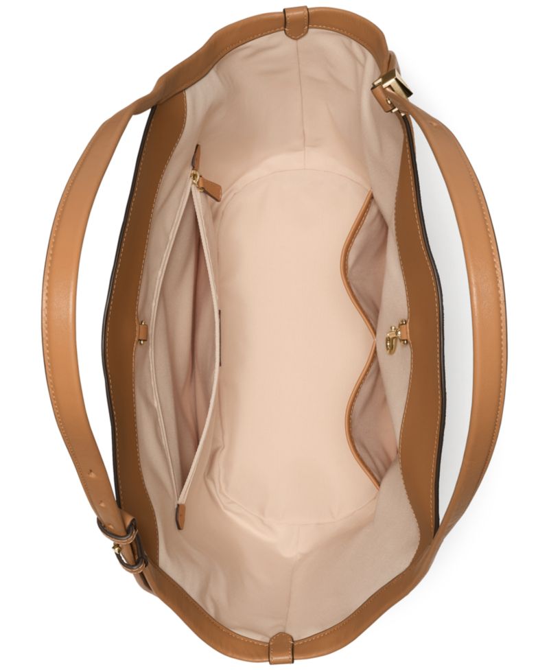 Deco Tulip Suede Large Tote Bag
