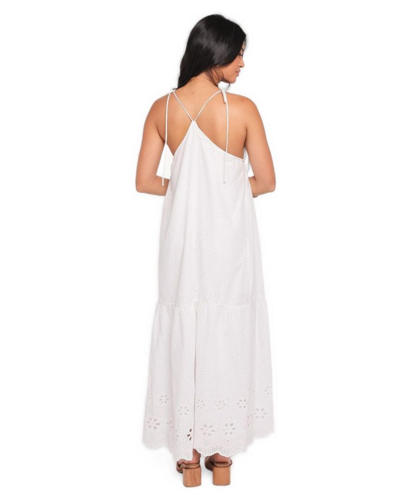 Women's Sharlice Eyelet Scoop Neck Sleeveless Maxi Dress