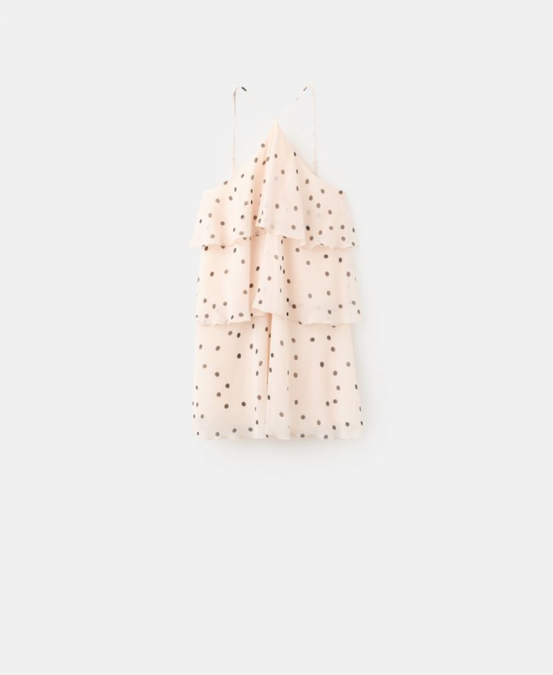 Women's Polka-Dot Halter Dress