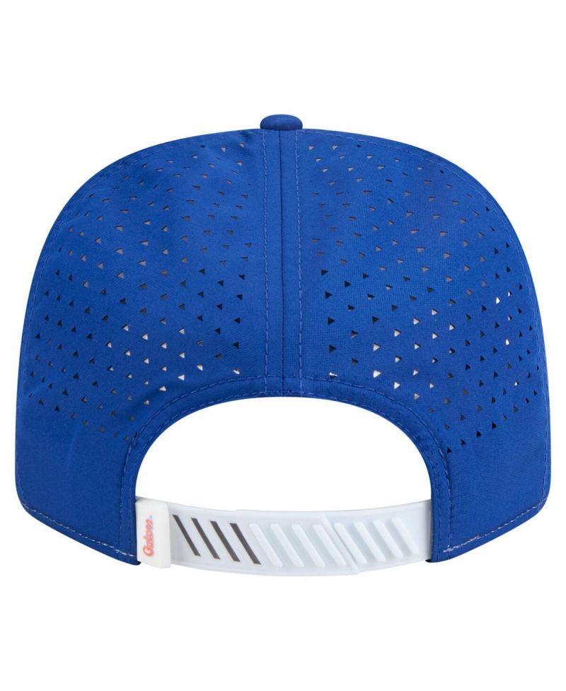 Men's White/Royal Florida Gators Perforated Patched 9SEVENTY Adjustable Hat