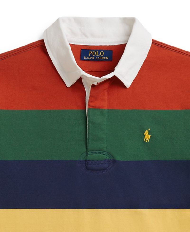 Boys' 8-20 Striped Rugby Shirt