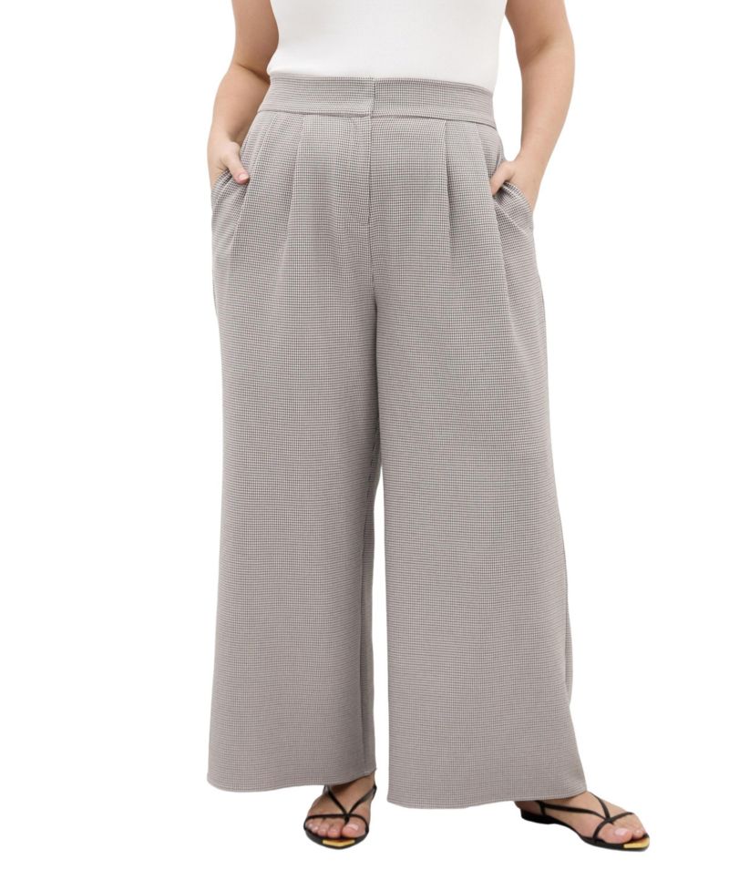 Plus Size Hailey Check Pant