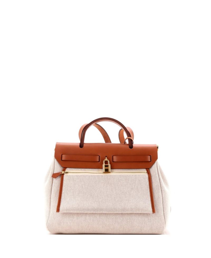 Pre-Owned Hermes 31 Herbag Zip Circuit 24 Vache Hunter and Leather
