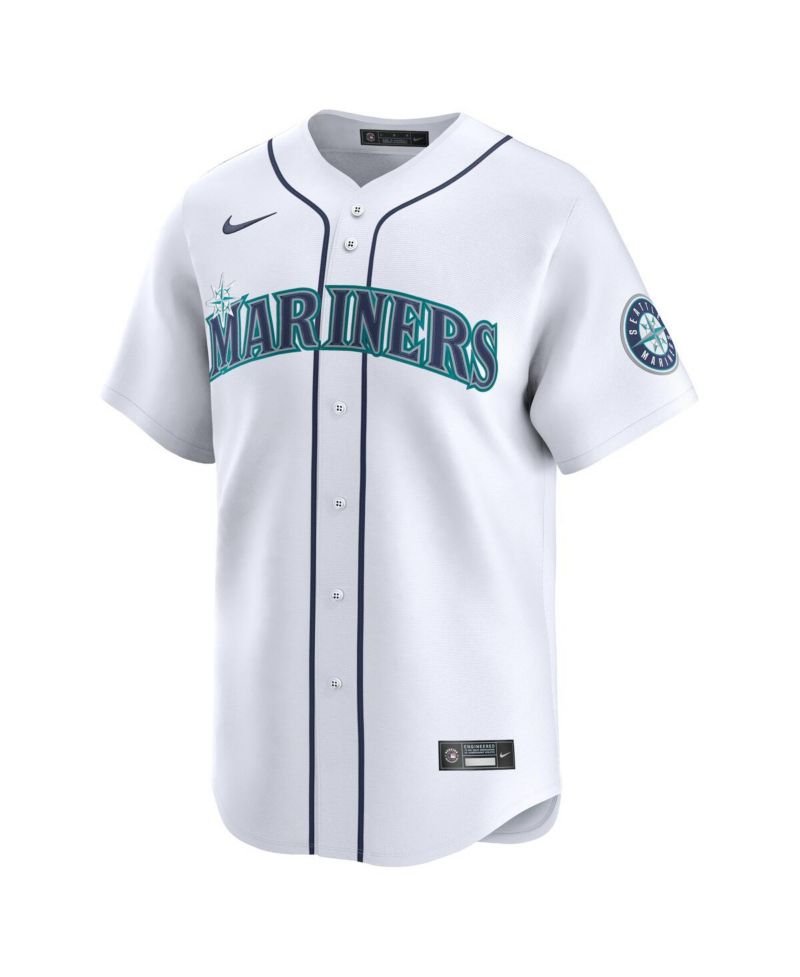 Men's Julio Rodríguez White Seattle Mariners Home Limited Player Jersey