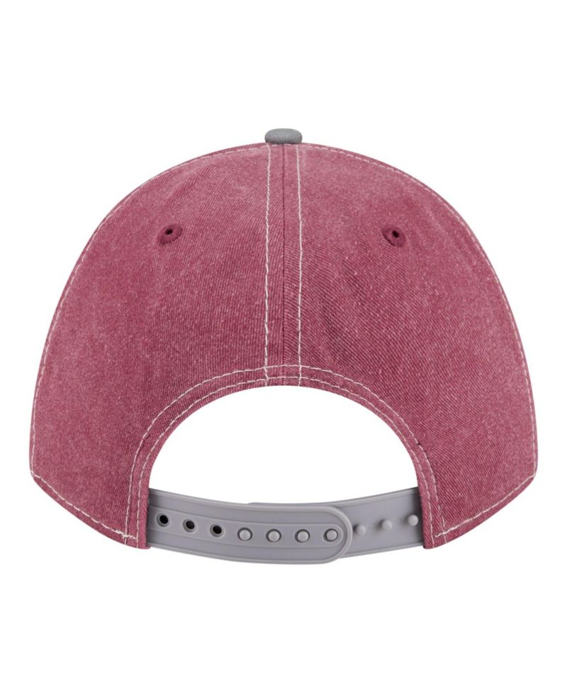 Men's Burgundy/Gray Philadelphia Phillies Felt M-Crown 9FORTY Adjustable Hat