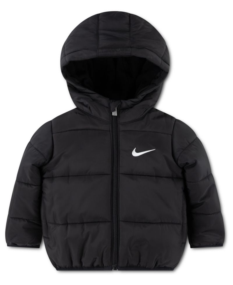 Baby Boys' and Girls' Essentials Hooded Fleece-Lined Puffer Jacket