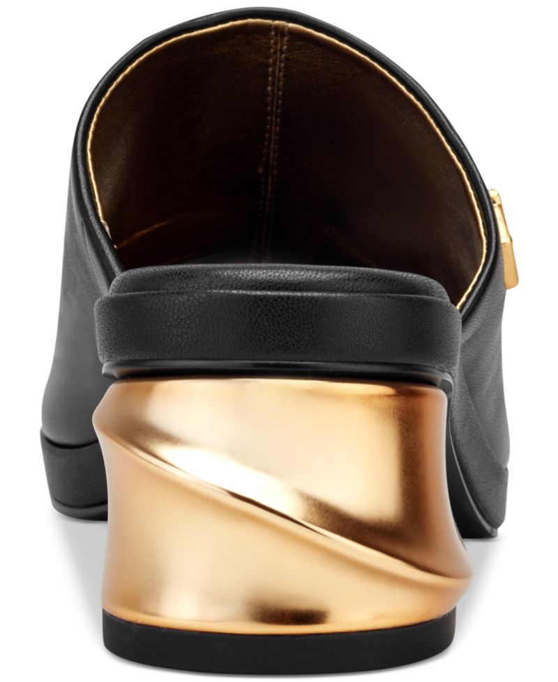Women's Tinley Leather Peep Toe Mules