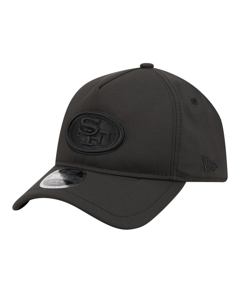 Men's Black San Francisco 49ers Apex 9FORTY Adjustable Hat