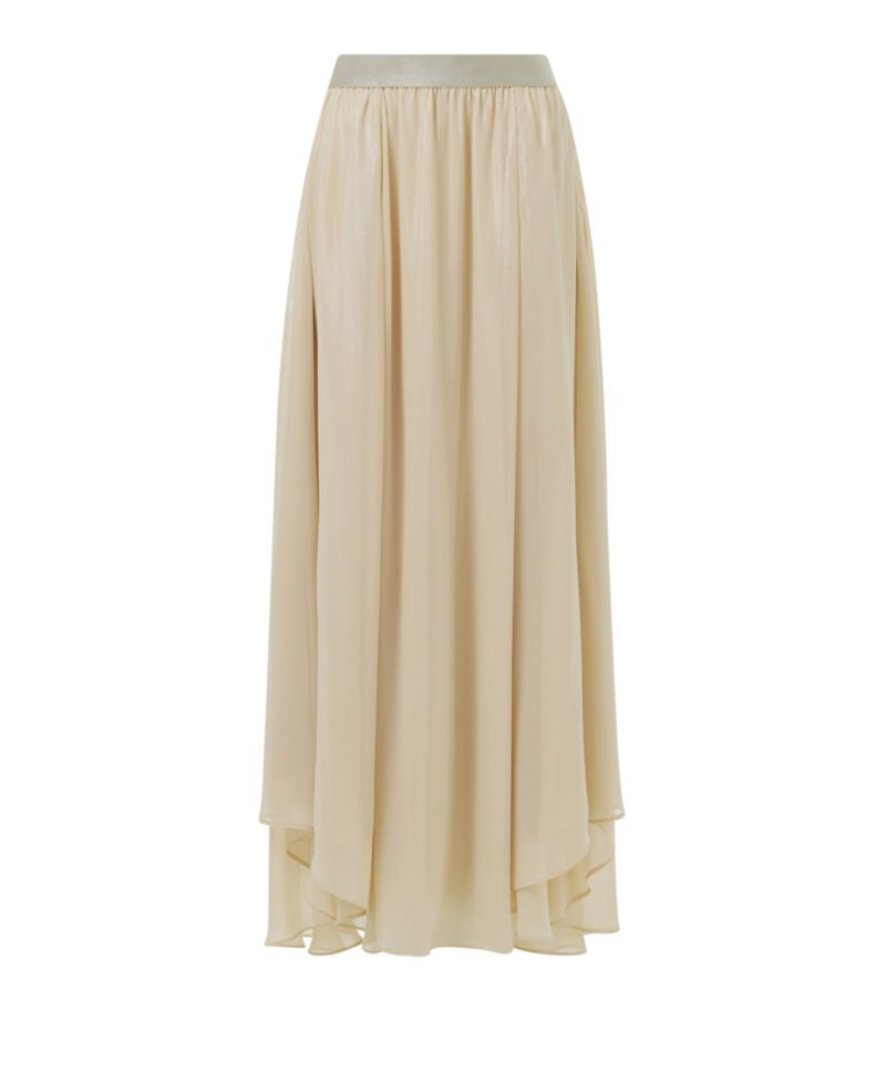 Women's Elasticated Waist Asymmetric Skirt