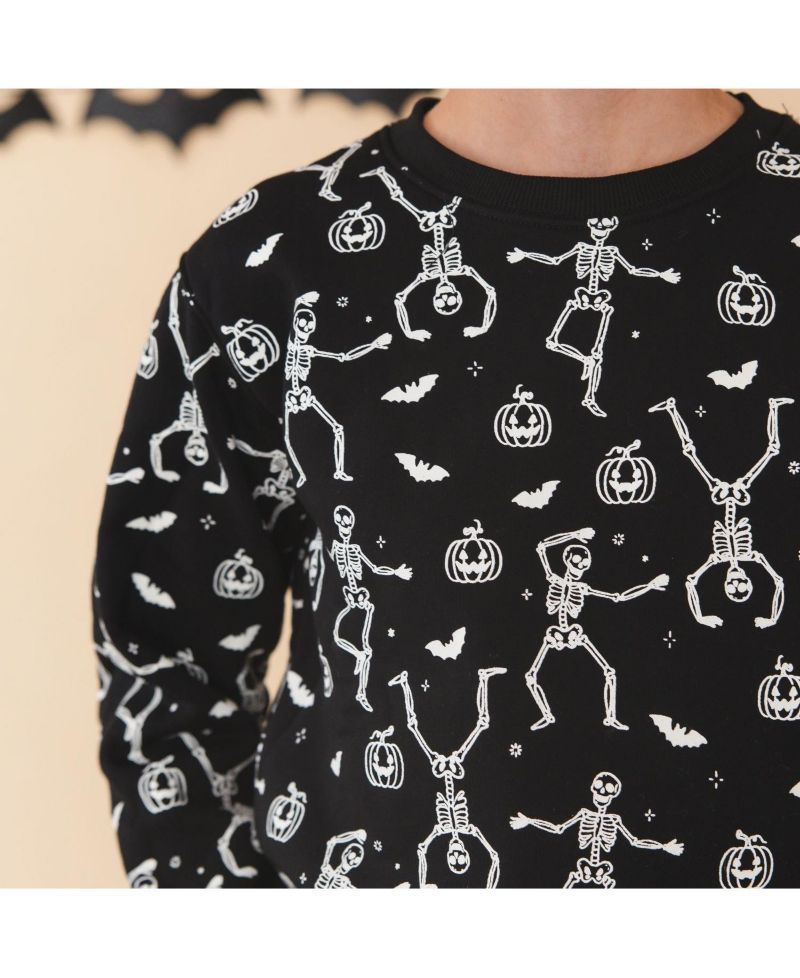 Boys' 4-20 Glow-in-the-Dark Halloween Long-Sleeve Sweatshirt