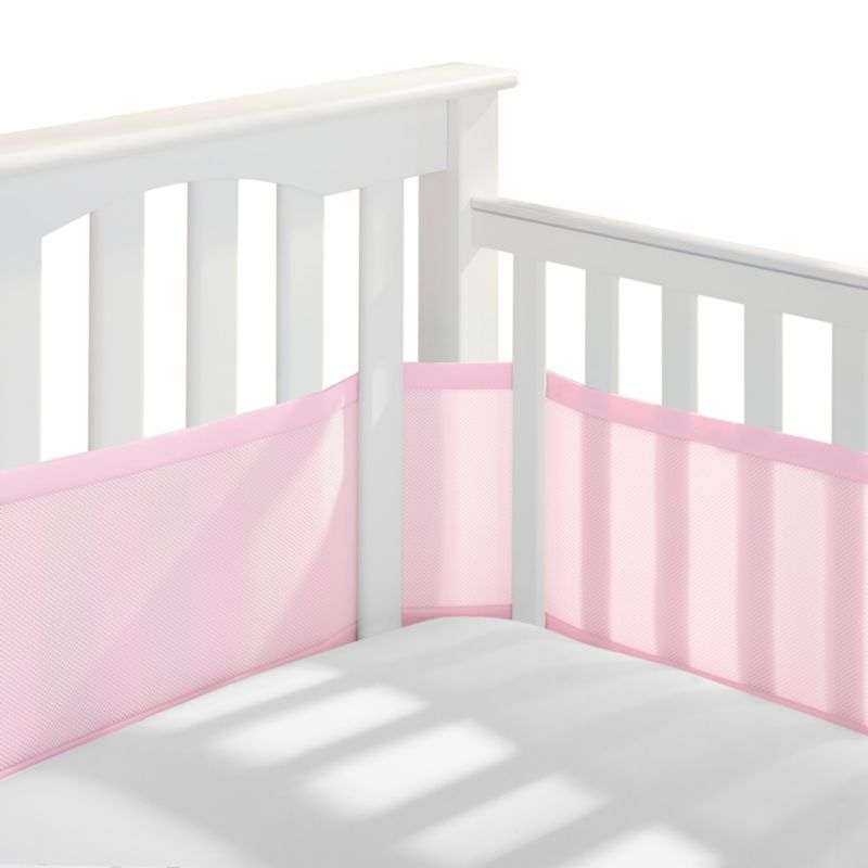 Breathable Mesh Liner for Full-Size Cribs, Classic 3mm Mesh (Size 4FS Covers 3 or 4 Sides)