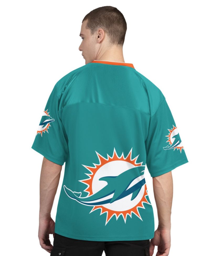 Men's Aqua/White Miami Dolphins Short Sleeve & Long Sleeve T-Shirt Combo Pack