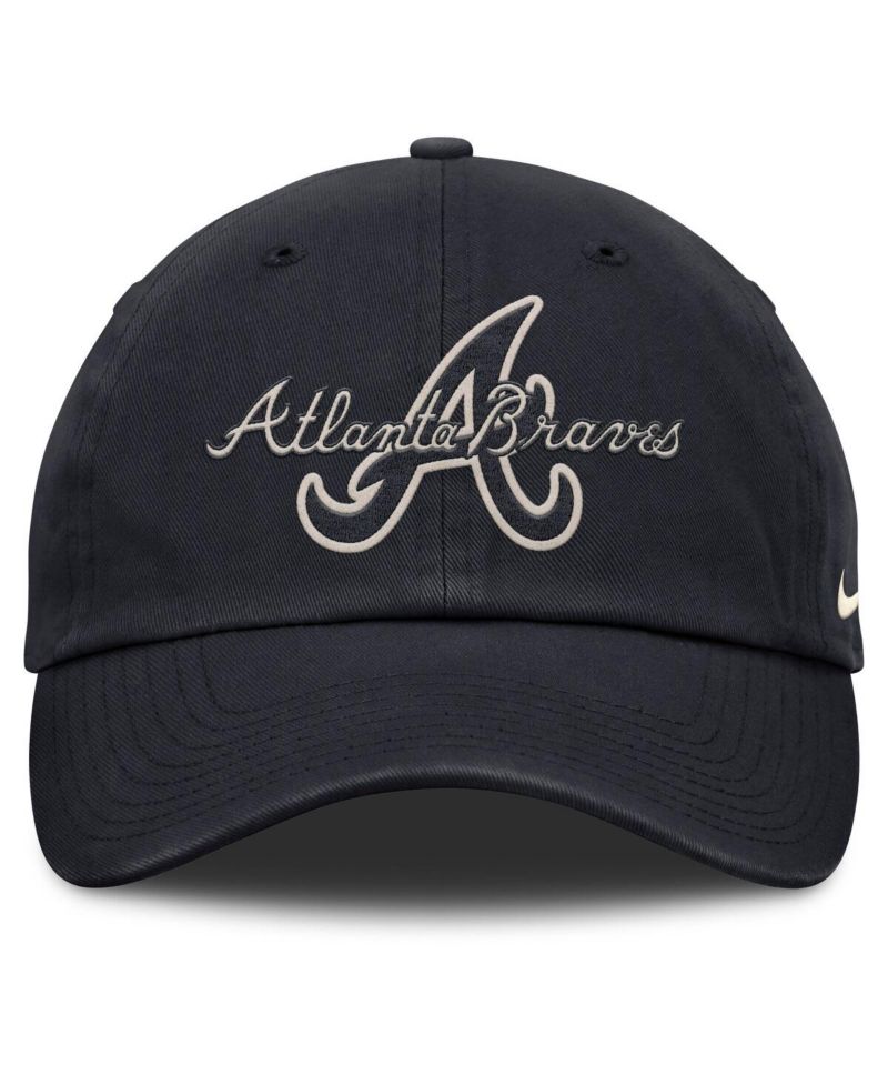 Men's Navy Atlanta Braves Statement Club Adjustable Hat