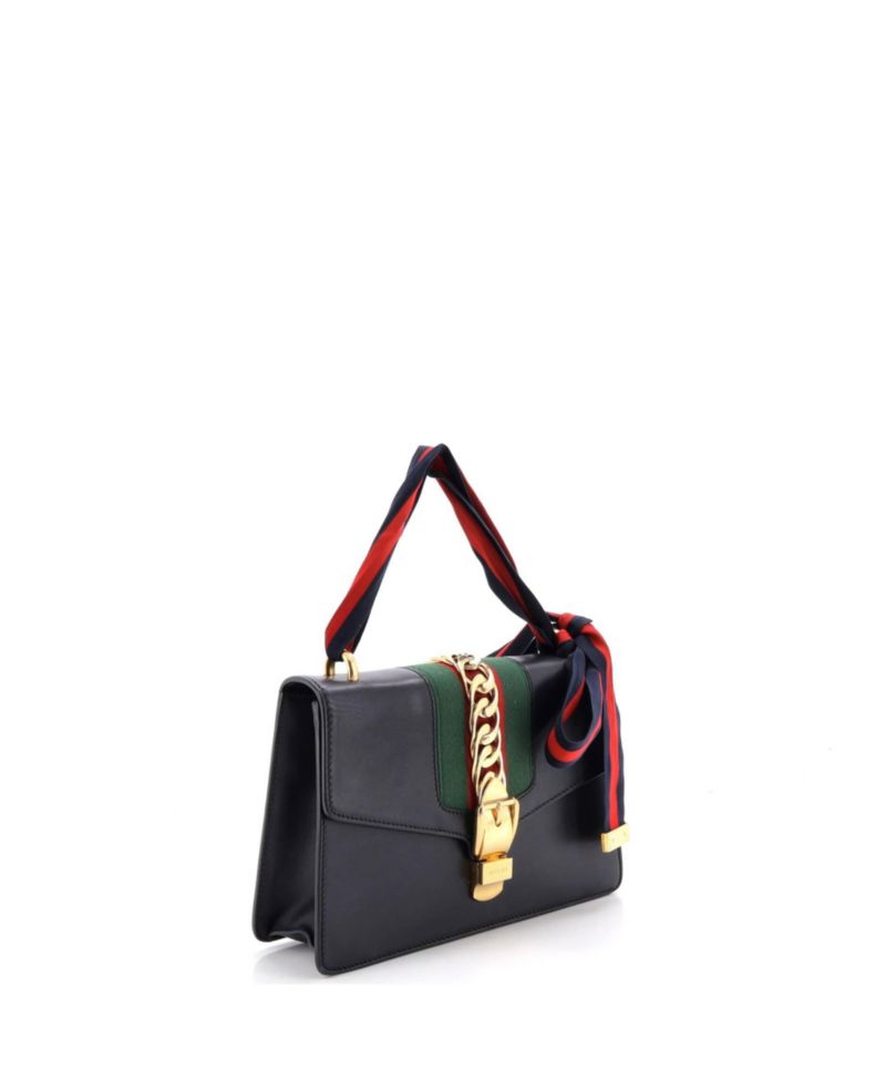 Small Sylvie Shoulder Bag Leather