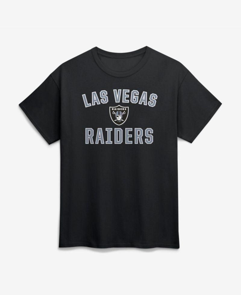 Men's Black Las Vegas Raiders Cotton Victory Arch T-Shirt