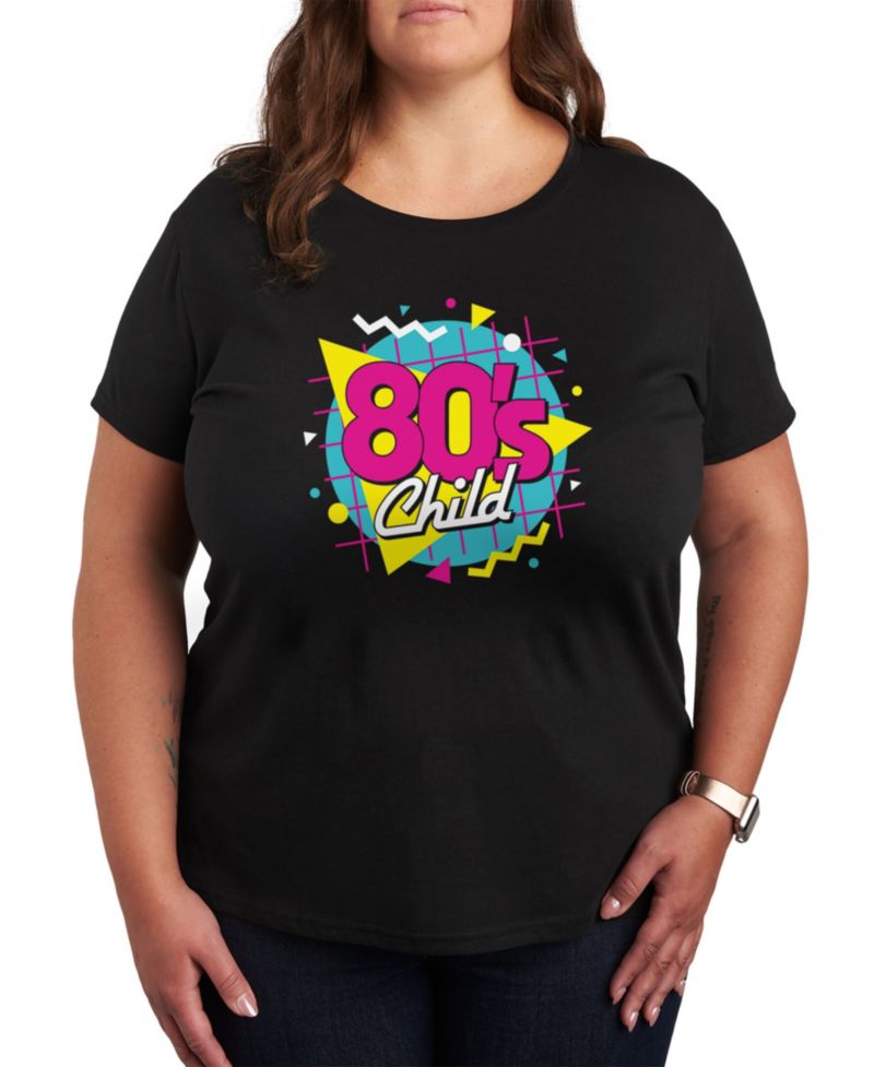 Trendy Plus Size Retro 80's Graphic T-shirt