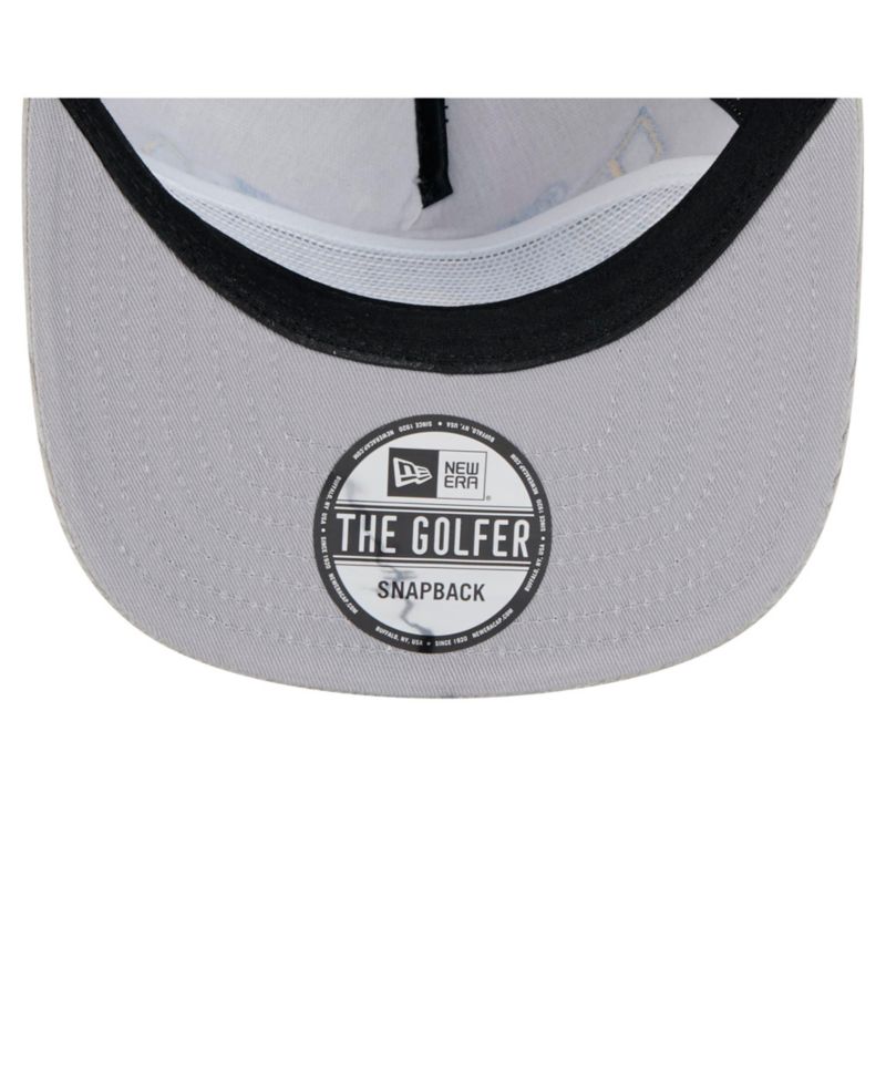 Men's Gray Golden State Warriors Throwback Corduroy Golfer Snapback Hat