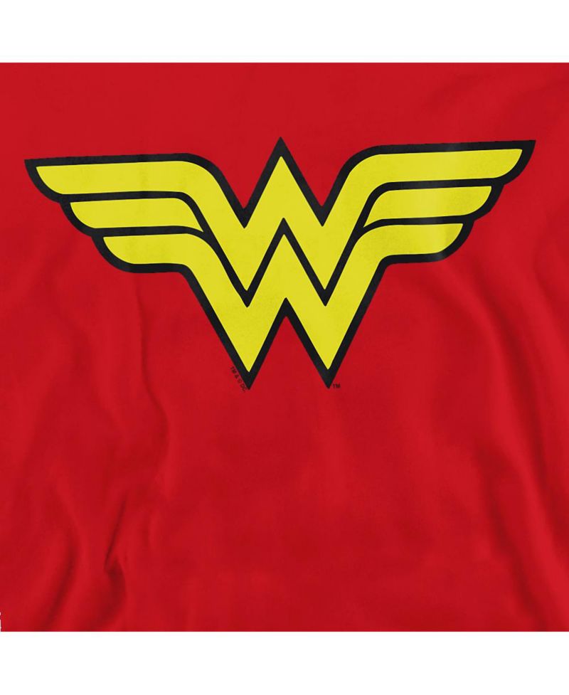 Men's Dc Wonder Woman Logo Crewneck Sweatshirt