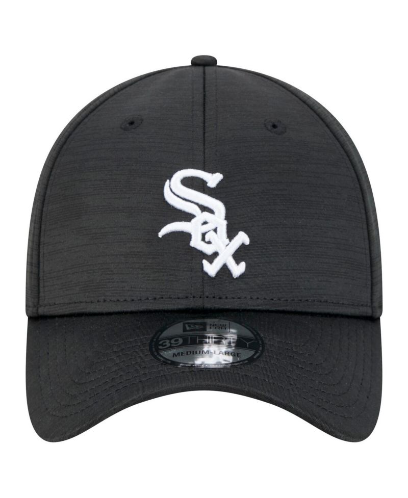Men's Black Chicago White Sox Tech 39THIRTY Flex Hat