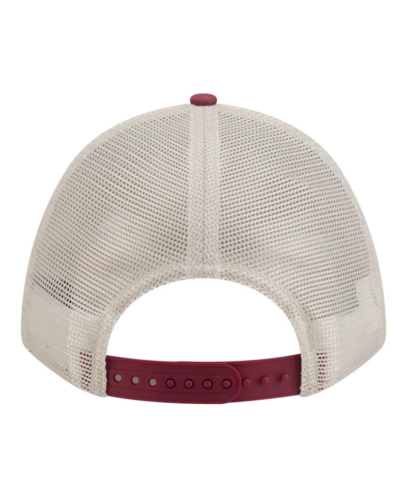 Men's Natural Washington Commanders Frayed M-Crown A-Frame 9FORTY Adjustable Hat