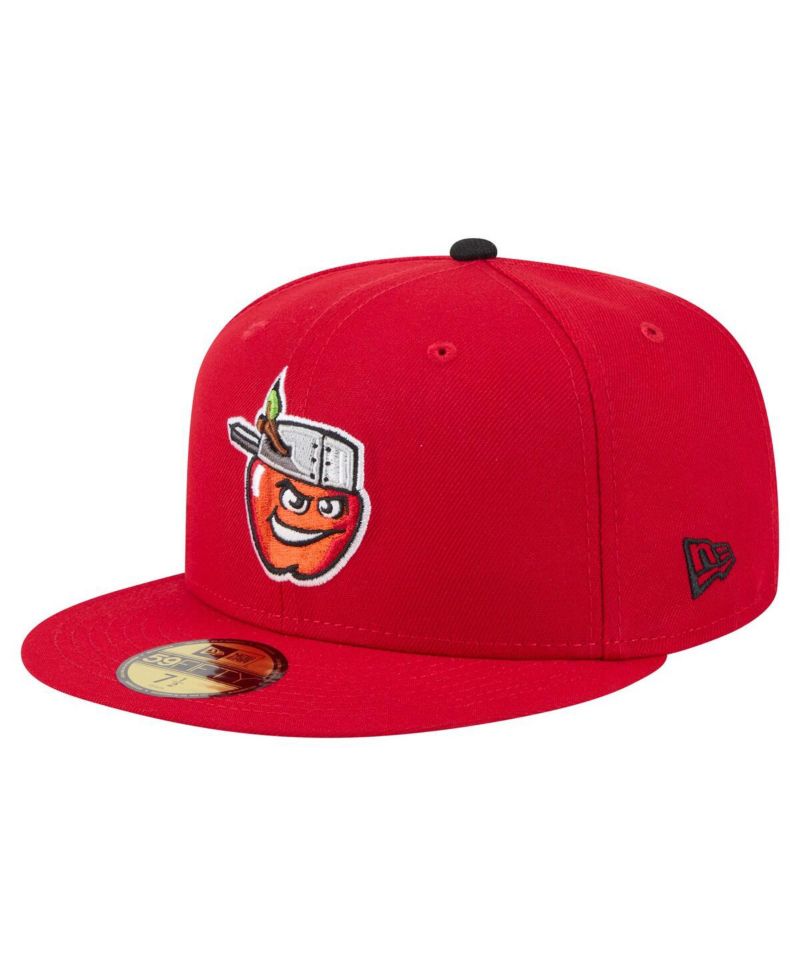 Men's Red Fort Wayne TinCaps Authentic Collection 59FIFTY Fitted Hat