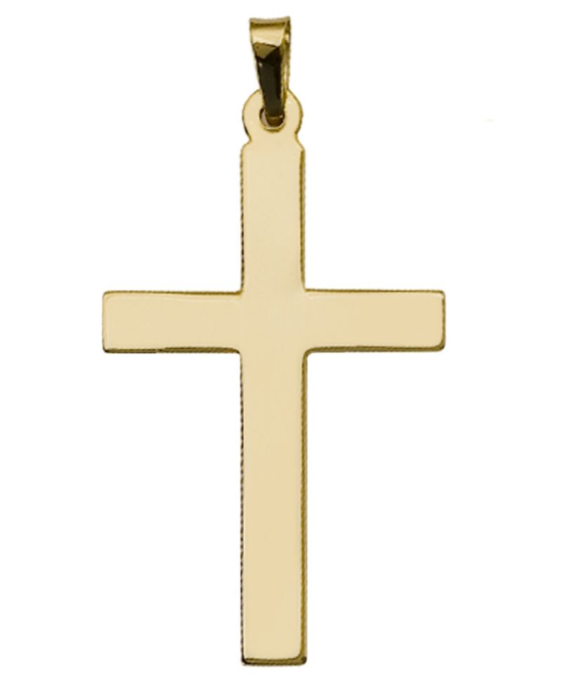 Cross Pendant in 14k Yellow Gold