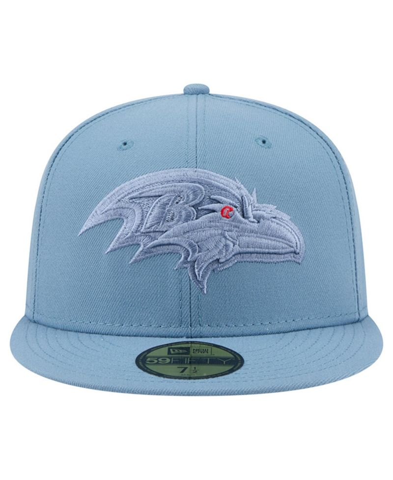Men's Blue Baltimore Ravens Color Pack 59FIFTY Fitted Hat