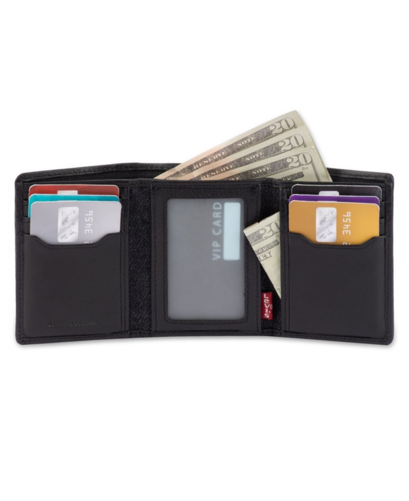 Men's RFID Leather Trifold Wallet