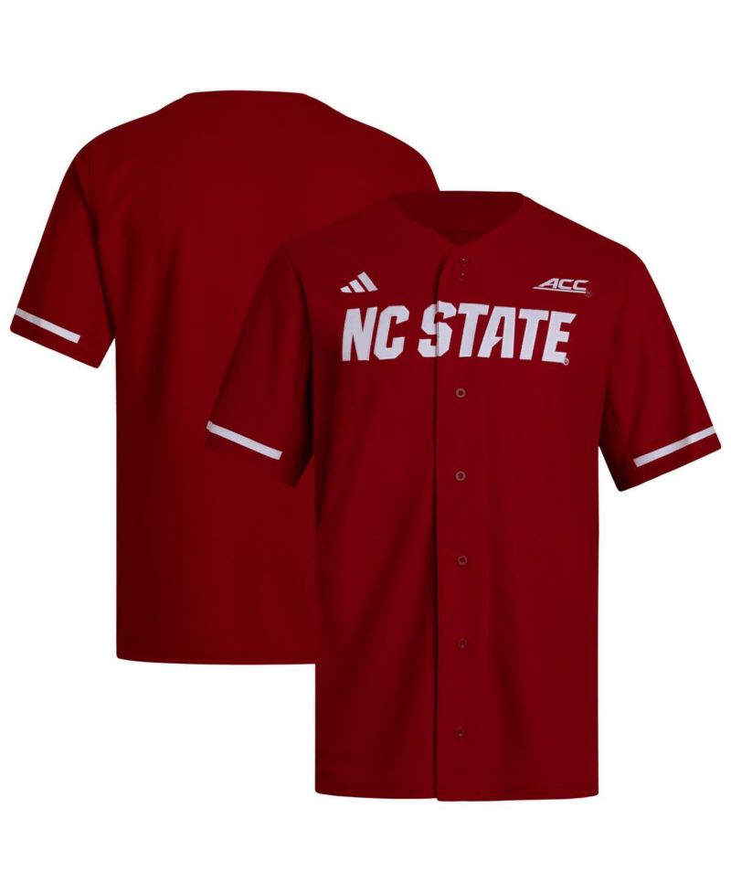 Men's Red NC State Wolfpack Replica Baseball Jersey