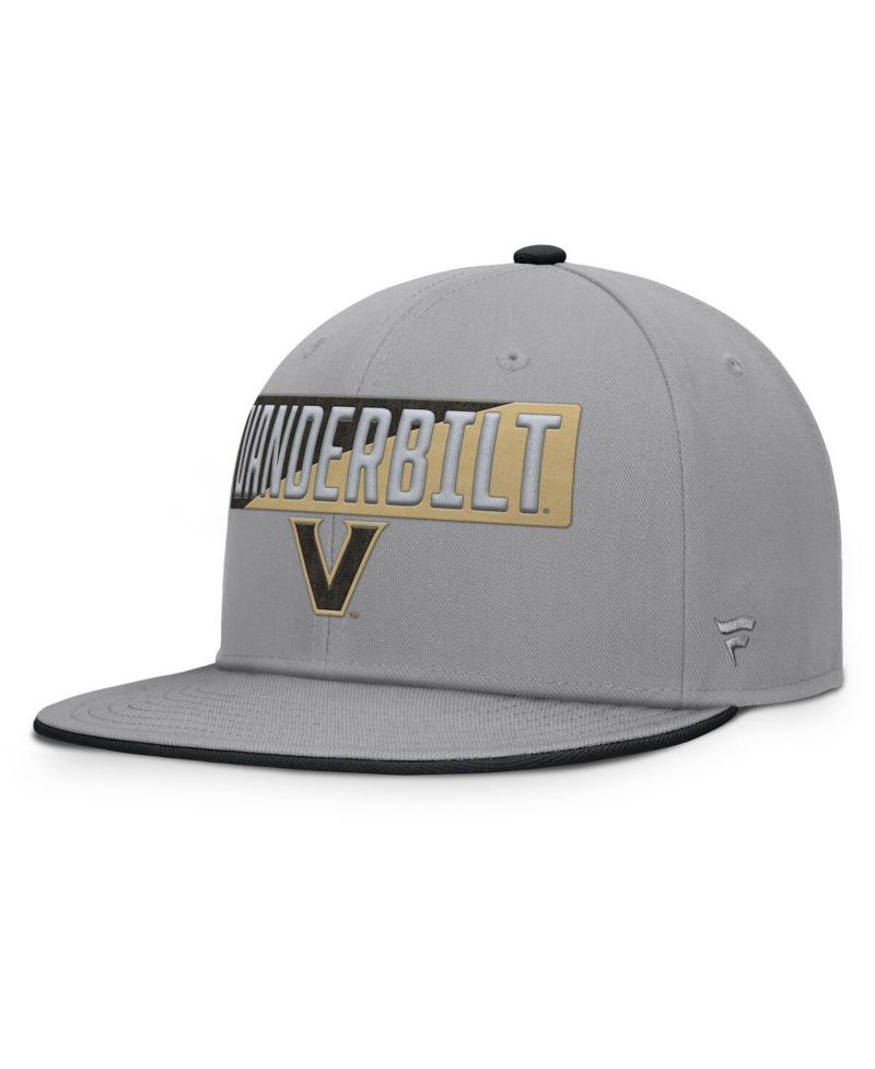Men's Gray Vanderbilt Commodores Duo Snapback Hat