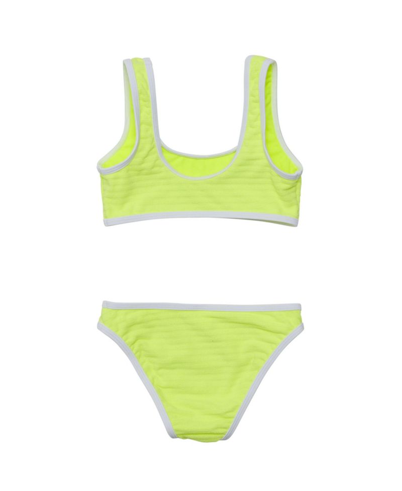 Big Girls Citron Zest Crop Bikini
