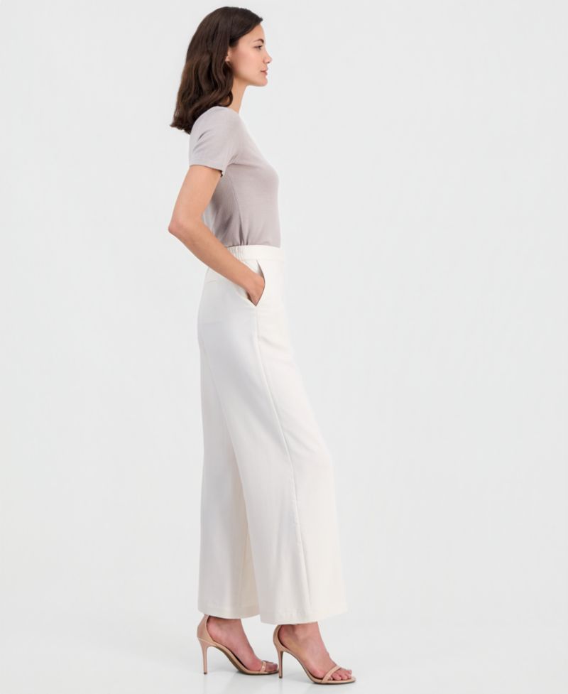 Women's High-Rise Wide-Leg Pants