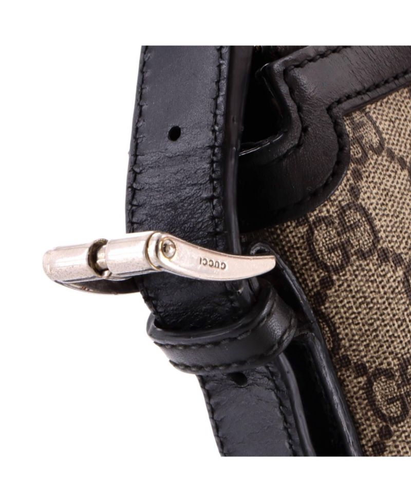Medium Web Messenger Bag GG Coated Canvas