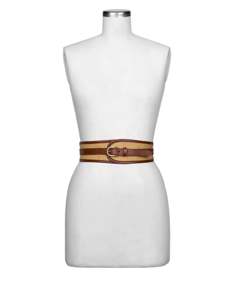 Aude Spring Wicker Belt