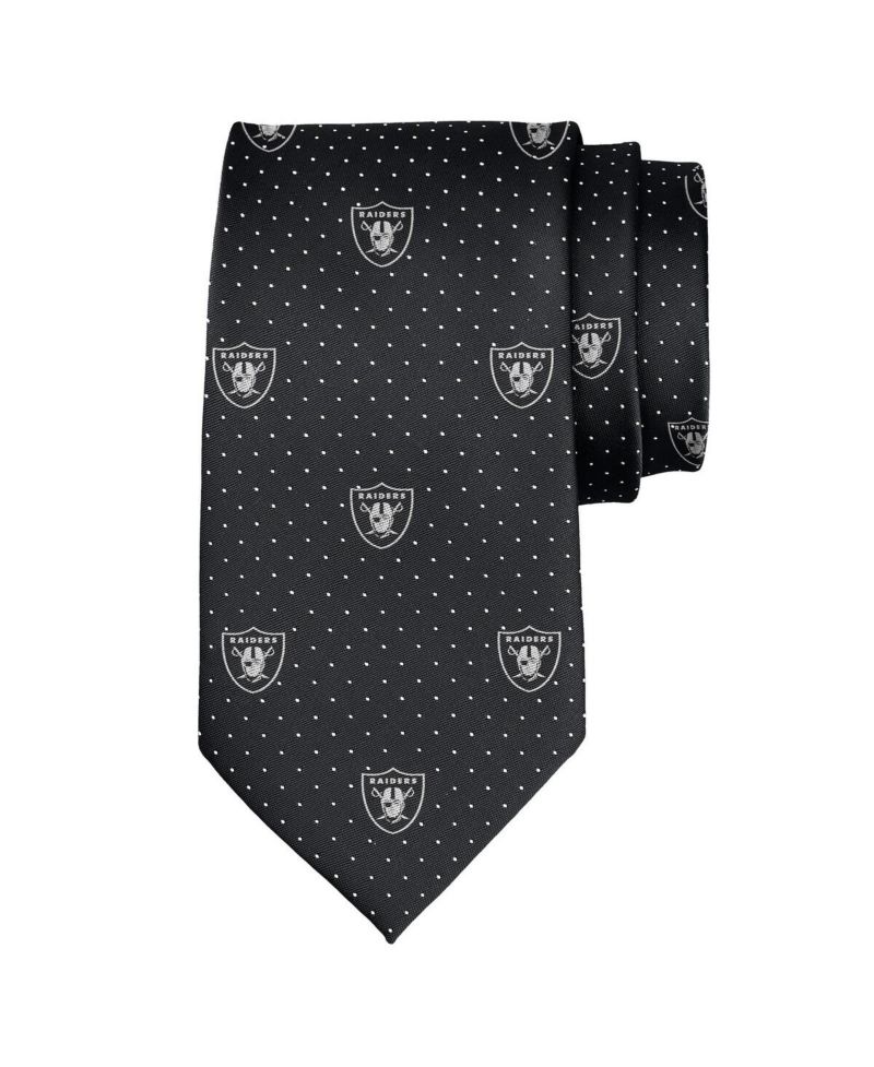 Men's Las Vegas Raiders Game Day Polka Dot Tie