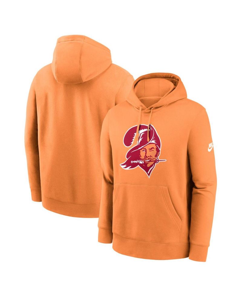 Men's Orange Tampa Bay Buccaneers Club Fleece Pullover Hoodie