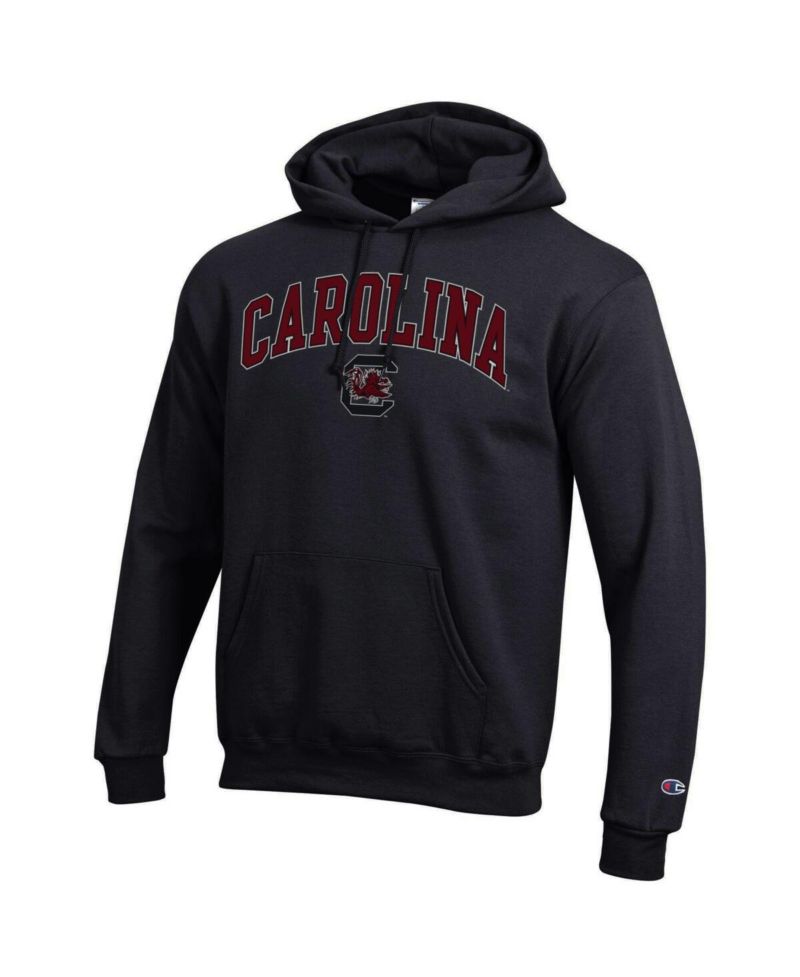 Men's Garnet South Carolina Gamecocks Arch Over Logo Pullover Hoodie