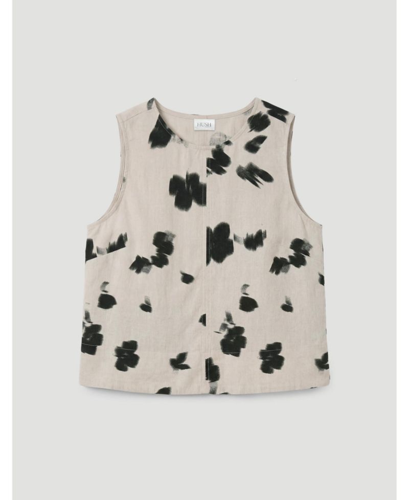 Women's Vera Linen Blend Shell Top
