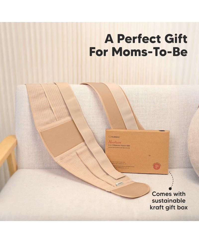 Maternity 2 in 1 Pregnancy Belly Support Band Belt, Pregnancy Must Haves Baby Belly Bands
