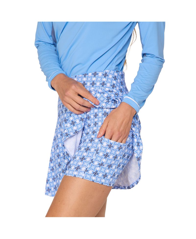 Women's G Lifestyle Back Yoke Ruffle Skort