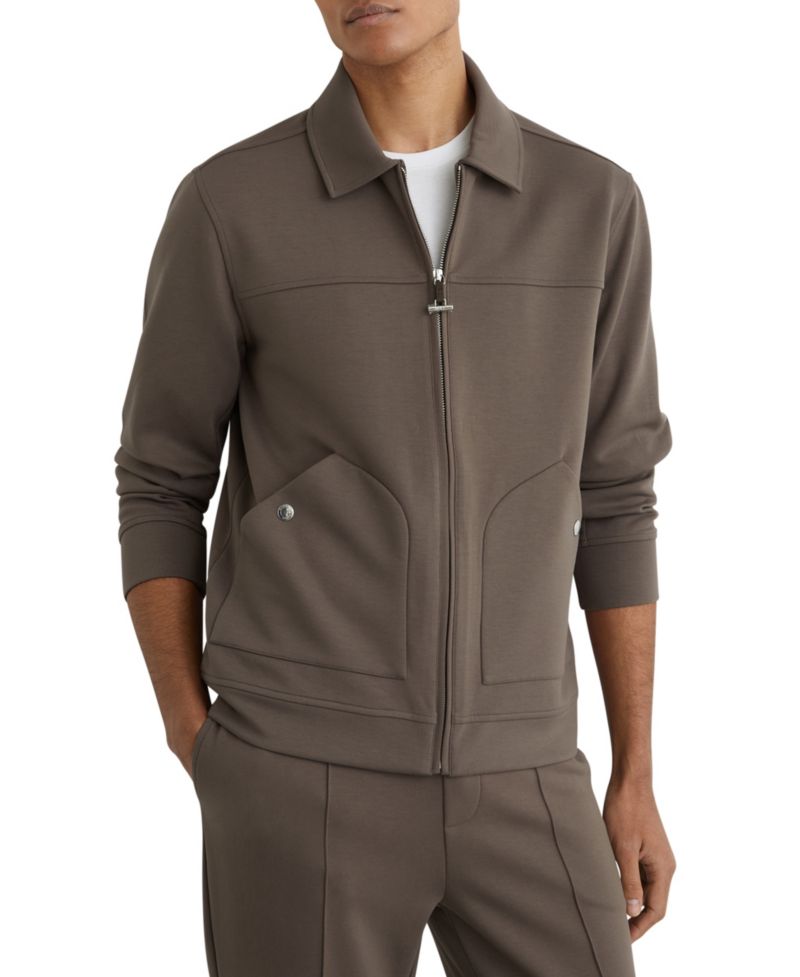 Men's Newland Premium Interlock Zip-Through Overshirt